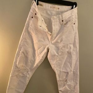 Levi’s White Wedgie Jeans
